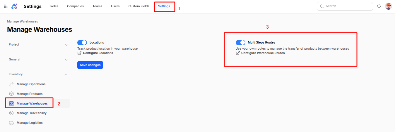 Enable Multi Steps Routes