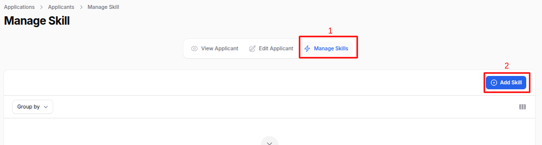 Create Applicant