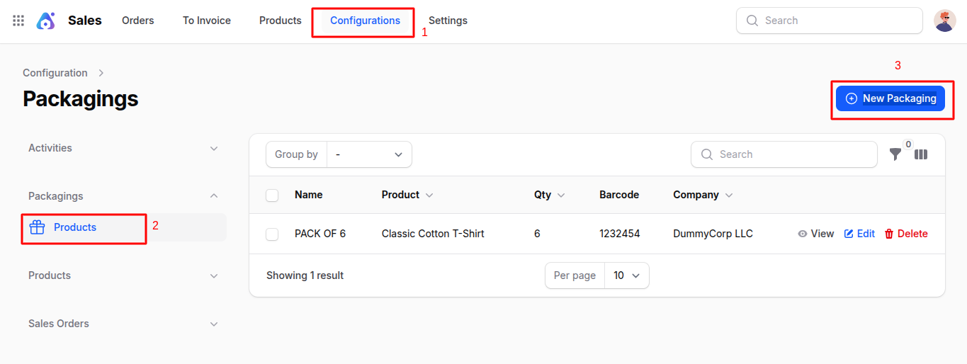 Packaging Navigation