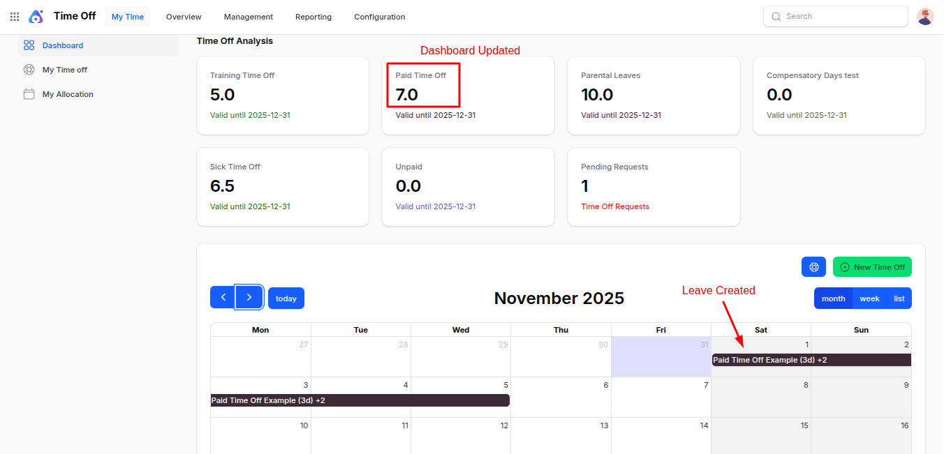 After Create Time-Off